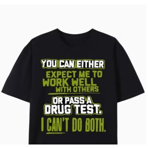 Men’s Black Humorous Quote T-Shirt | Relaxed Fit | Summer Casual Wear Tee